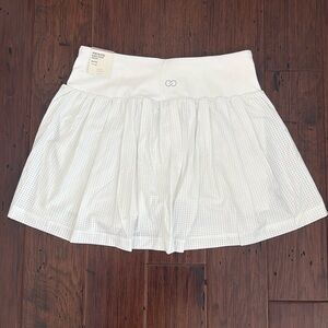 Calia Perforated Back Pleat Skort NWT